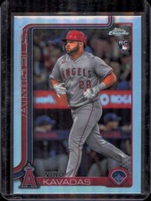 Niko Kavadas Rookie 2025 Topps Chrome #20 Los Angeles Angels