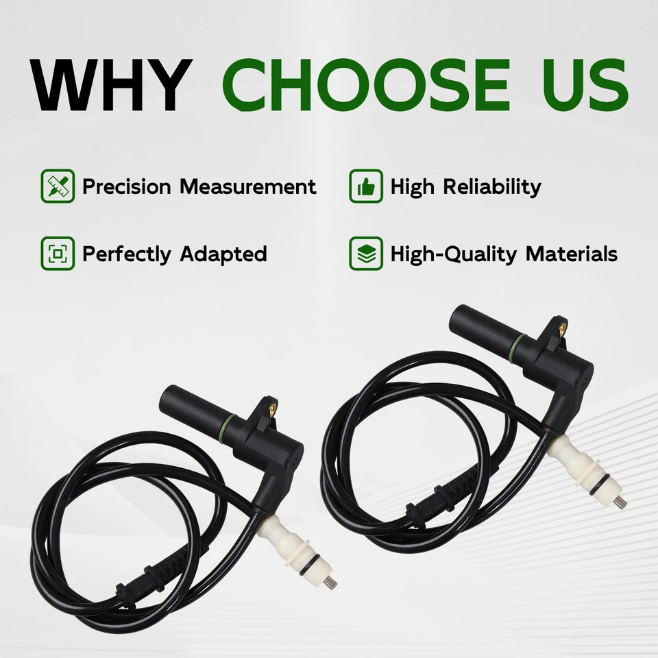 Juego de 2 sensores de velocidad de rueda ABS izquierda y derecha aptos para Mercedes-Benz G500 G55 AMG Foto 2 de 4