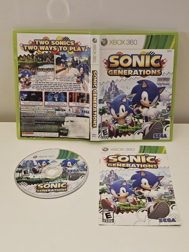LOT OF 2! Sonic Generations CIB Microsoft Xbox 360 Sony PS3 2011 Complete Manual - Picture 3 of 20