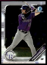 2019 Bowman Draft Chrome Vince Fernandez Colorado Rockies #BDC-137