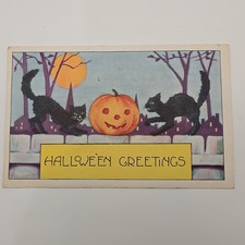 Vintage Halloween Postcard 271 Whitney 1922  ...