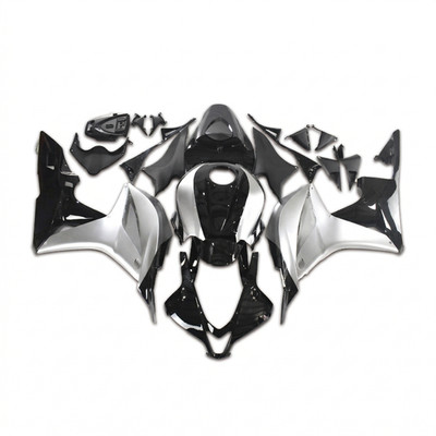 NT Injection Black Silver ABS Fairing Fit for Honda 2007-2008 CBR 600RR h0108