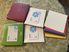 creative memories albums 8 x 8 kit with 2 albums, 2 refill packs and 72 papers