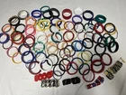 Vintage Bangle Bracelet Lot Of 106 Plastic 80’s 90’s Costume Jewelry Estate