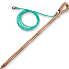 Generator Grounding Kit With 6ft Female Ground Cordgrounding Rod For Copper Generator Grounding Kit With 6ft Female Ground Cordgrounding Rod For Copper