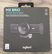 Logitech Webcam MX Brio Ultra HD 4K Video Conference, Gaming and Streaming Black