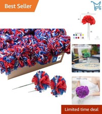 Artificial Silk Carnations 100 Count 5 Inch Stems for Weddings Funerals