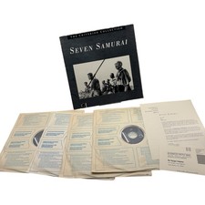 The Criterion Collection Seven Samurai LaserDisc LD Box Set Rot/Discoloration