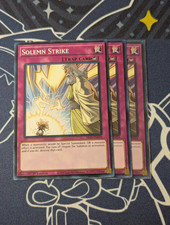 3x Solemn Strike - Common/Rare - Yugioh Playset