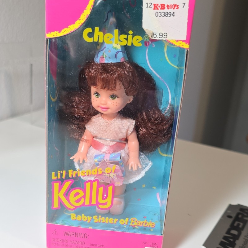 Mattel Barbie Chelsea Li'l Friends of Kelly Doll 5in 1997 NIB 16004