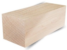 FOUR 4 LARGE MAPLE TURNING LUMBER LATHE WOOD BLANKS CARVE 4" X 4" X 12"