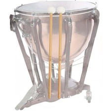 1 Pair Felt Mallets Drum Sticks With Wood Handle For Percussion Instrument White