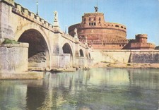 ITALY ROME BRIDGE AND CASTLE SANT ANGELO