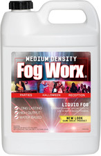 FogWorx Fog Juice - 1 Gallon of Organic Fog Fluid 128 oz - Medium Density, Hig