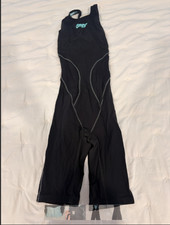 Arena Powerskin Impulso Open Back Tech Suit Size 26 Racing Kneeskin Used