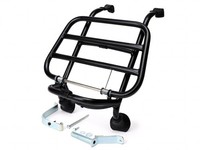 GepäCkträGer Moto Nostra Klappbar Vorne Schwarz Matt FüR Vespa GT / GTL / GTV