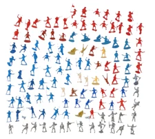 Vintage Pioneers Ft Apache Style Playset Plastic Figures Lot of 120 Unbranded