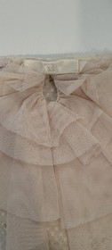 Victoria&rsquo;s Secret Sexy Little Things  Beige Lace Front & Back Bow Bikini Panties