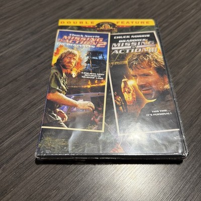 Missing In Action Double Feature 1 2 Chuck Norris DVD 1985/1989 Vintage - New!