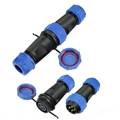 2 Pairs Aviation Connectors IP68 Industrial Waterproof Connector, SP21 4 Pin ...