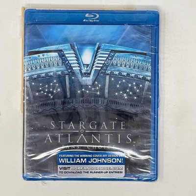 Stargate Atlantis Blu-ray 2009 Rising Enemy Gate William Johnson Cover