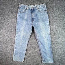 Vintage Levis 505 Jeans Mens 36x32 Blue Denim Straight Relaxed Fit Y2K USA Made