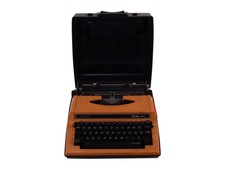 Brother Electric 3600 Escribir Naranja en Maleta Retro 1970' Vintage