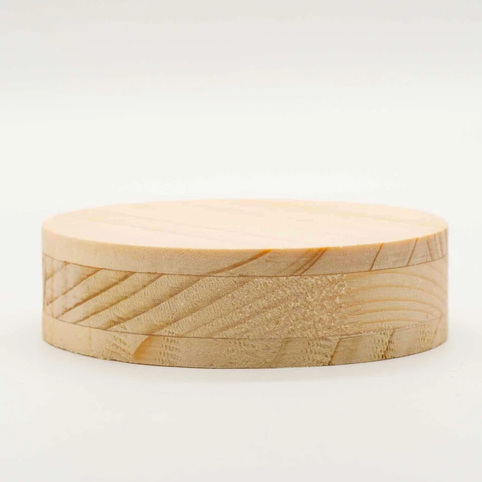 Rund Holzscheibe Fichte Dreischichtplatte 3-Schicht Platte Tischplatte Scheiben - Bild 3 von 4