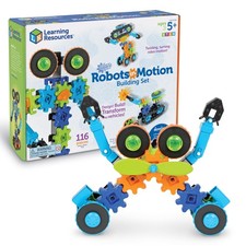 Learning Resources Gears Gears Gears Robots In Motion - Building Toys, STEM A...
