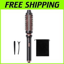 30 Sec Quick Styling Heated Round Brush for Effortless Curls