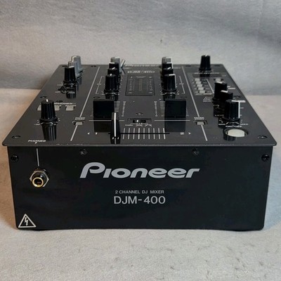 Pioneer DJM-400 DJ Mixer 2 Channel Effects Mixer Tested Working