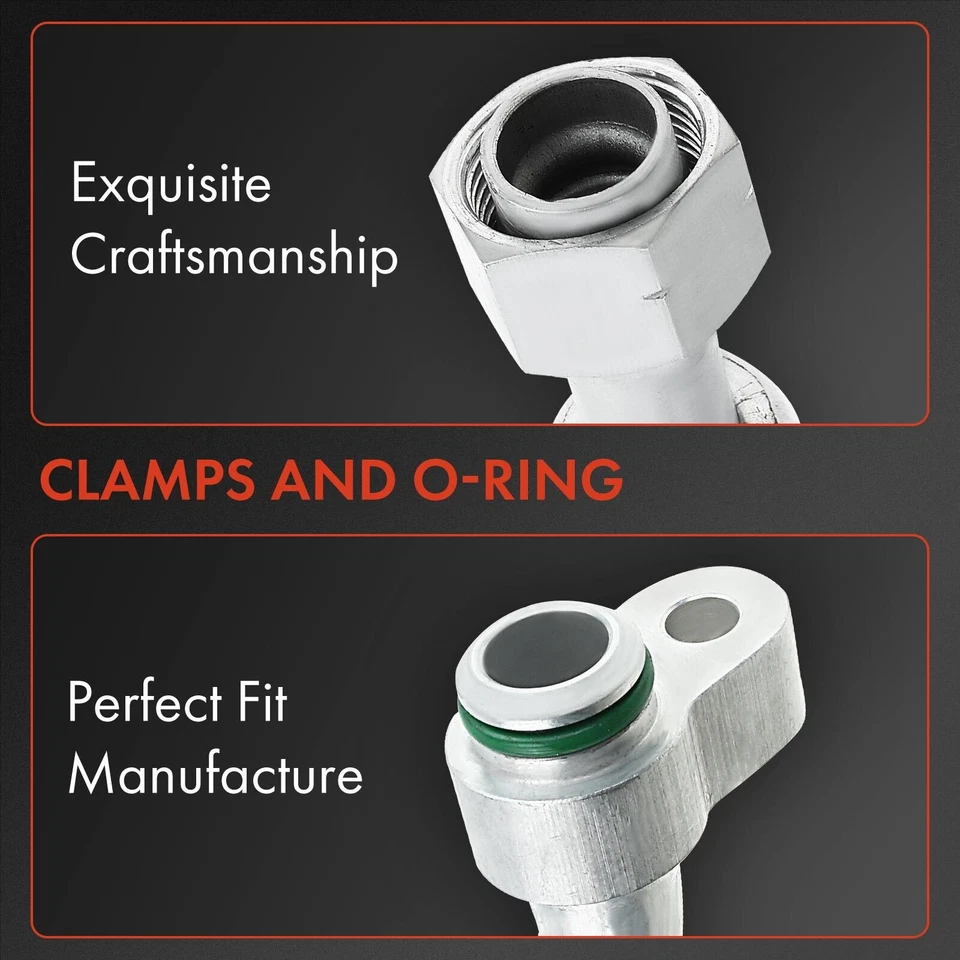 A/C Hose Suction & Discharge Line For Honda Civic 1995 Civic del Sol 1994-1997 - Imagem 2 de 4