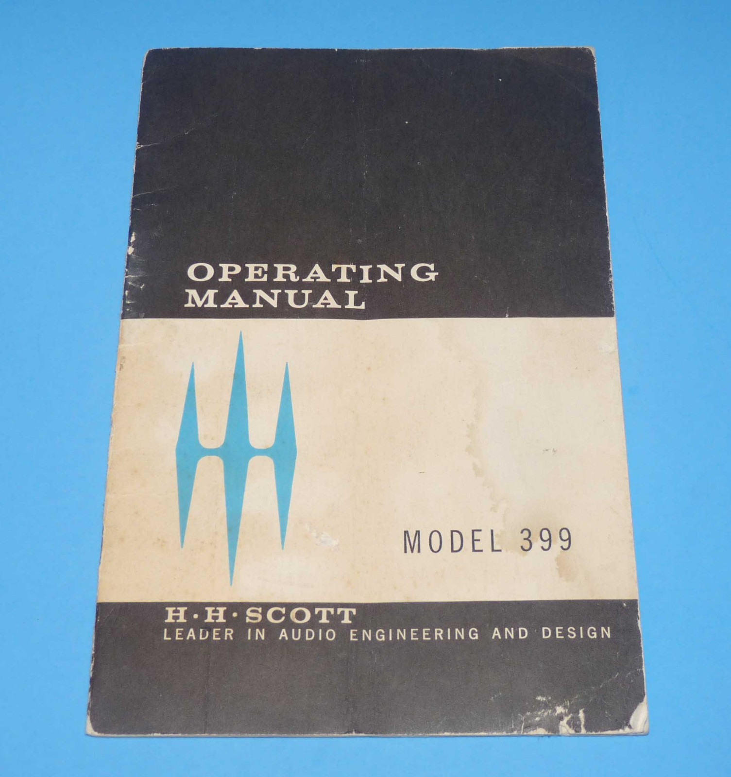 HH Scott Model 399 Stereo Receiver Tube Amplifier Operating Manual c 1960