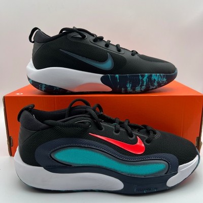 Nike Air Zoom Isofly Basketball Shoes Kids 5.5Y Black Teal Crimson Mesh