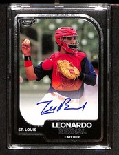 2024 Pulse Lumin Baseball AUTO #LA-LBE Leonardo Bernal /99