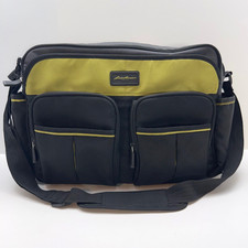 Eddie Bauer First Adventure Diaper Baby Bag Messenger Travel Tote Black Green