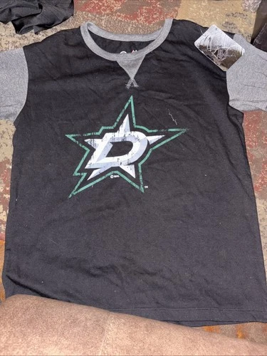 NHL Dallas Stars T-shirt Black Large NWT