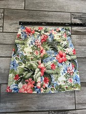Tommy Bahama Skirt Womens 4 Boracay Beach Botanical Lined Pockets Short Skirt