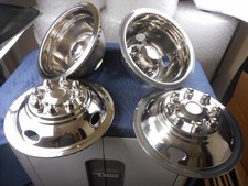 New Set 1975-2004 Dually Wheel Simulators Caps Covers 16in 8 Lug Ford F350