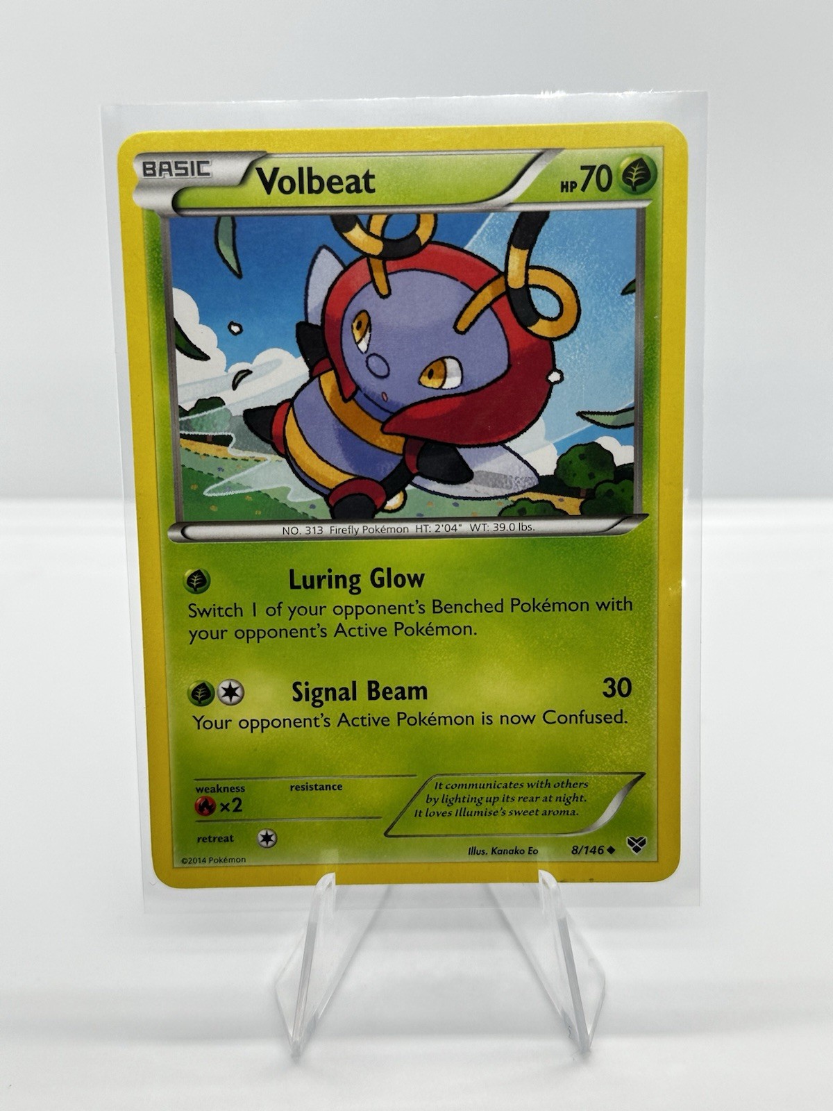 Volbeat #8/146 XY Base Set Uncommon Pokemon Card