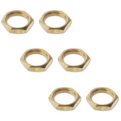 Slim M8 x 1 Dünnplatten-Sicherungsmuttern für Thermoelemente 6er Pack