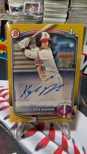 2025 Bowman - KYLE DEBARGE - Bowman 1st Gold AUTO #/50 - Twins #BPA-KD