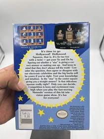 Hollywood Squares Nintendo Entertainment System NES Video Game W/ Box Tested