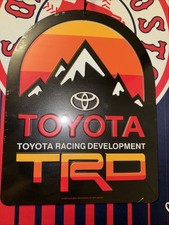 Toyota Trd Toyota Racing Development Hanging Sign. 12inches X 9 Inches