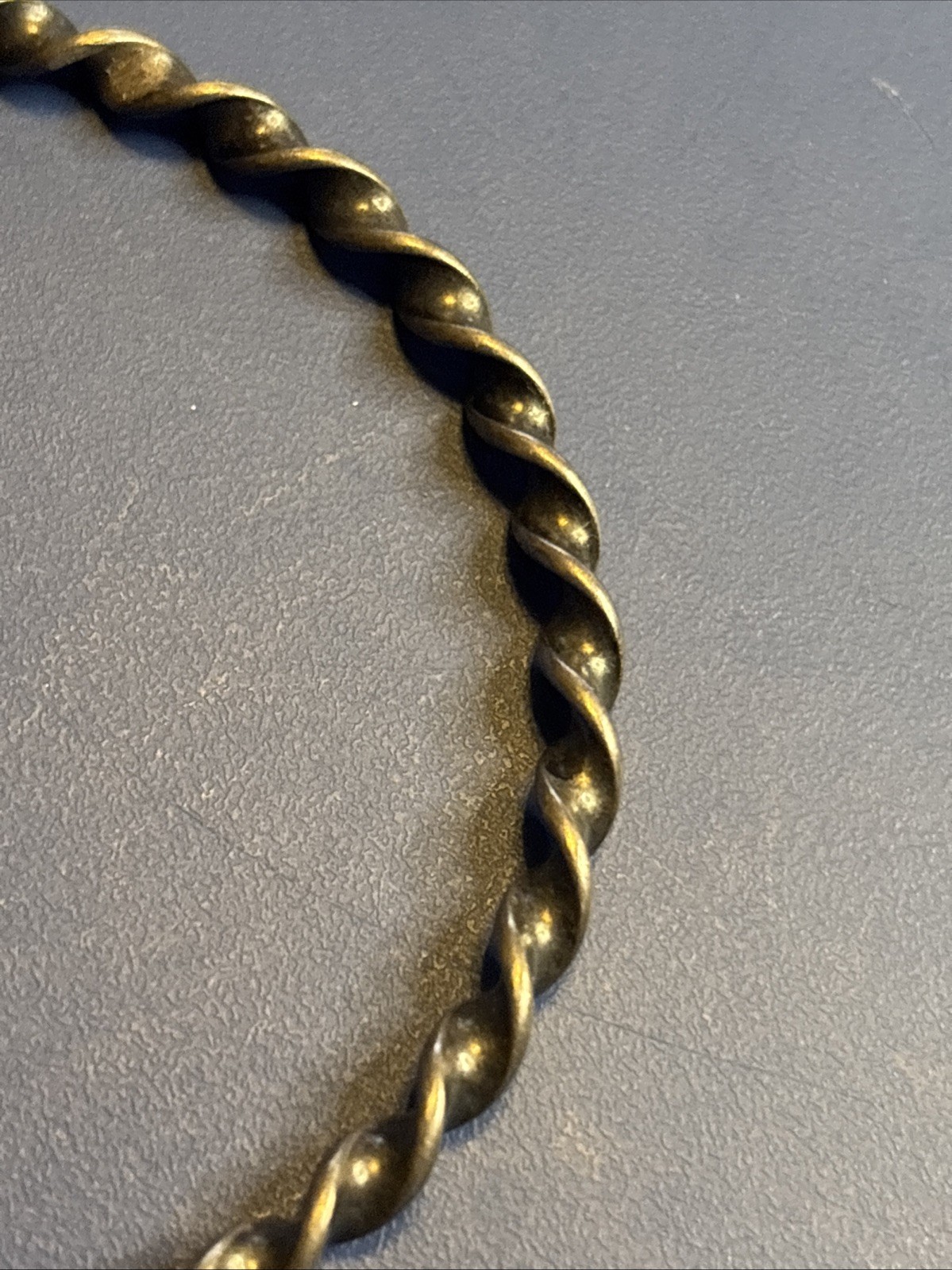 Twisted Brass Bangle - image 4