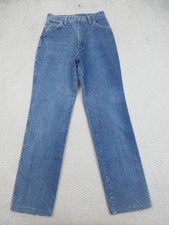 Wrangler 13MWZMR Jeans Womens 10 Blue Denim Cowboy Cut Straight USA Leg Western