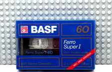 BASF FERRO SUPER I 60 1988 EUROPE BLANK CASSETTE TAPE 1 SEALED