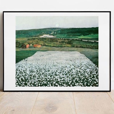 Kunstdruck Blumenwiese von Sohlberg Fine Art Print Poster Galerie Wandbild