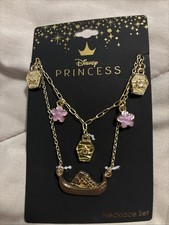 DISNEY PRINCESS NEW TANGLED NECKLACE SET