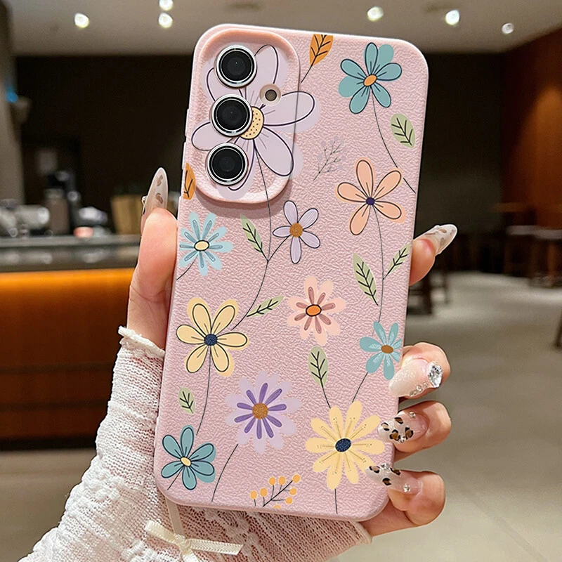 Shockproof Soft Flower Phone Case for Samsung A16 A56 A36 A55 A15 A25 A54